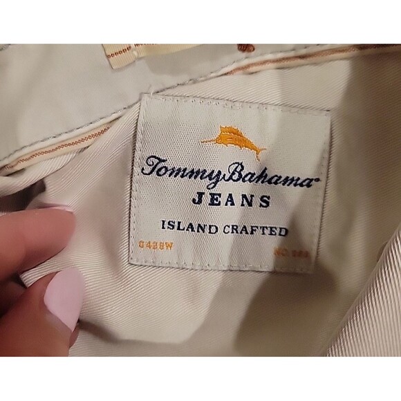 NWT Tommy Bahama Shirt Tahitian Twilly Short Sleeve Button Front XL Beige Resort - Picture 3 of 12